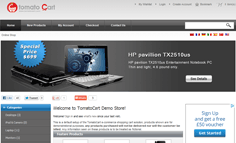 TomatoCart Store Front